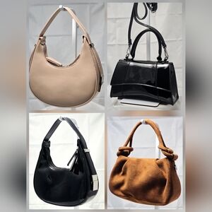 Bundle / Purse Lot: 4 Small, Fashionable, Vegan Leather Purses for 1 price